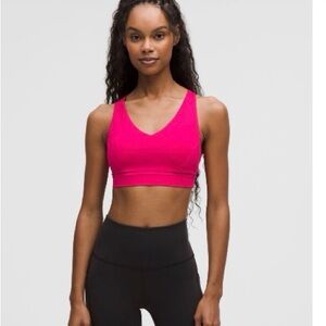 lululemon athletica Passionate Pink Sports Bra-size 6- NWOT